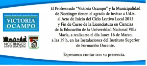 Prof. V. Ocampo Lic. Ciencias Educacion
