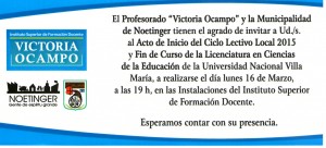 Prof. V. Ocampo Lic. Ciencias Educacion